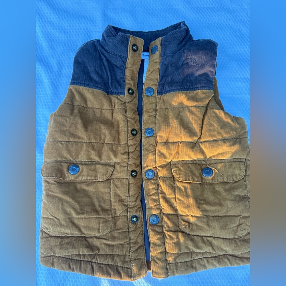 Tommy Bahama Tan and Gray Corduroy Jacket